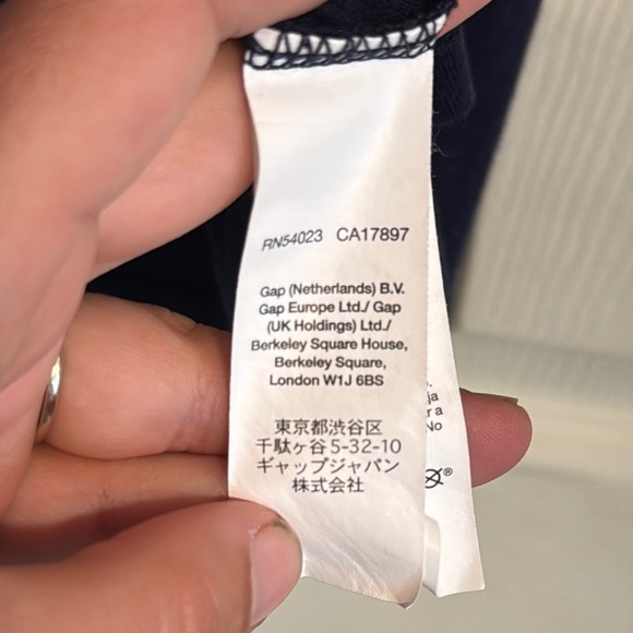 GAP Blue Tank Top with Lace Detailing women’s medium - Picture 4 of 11